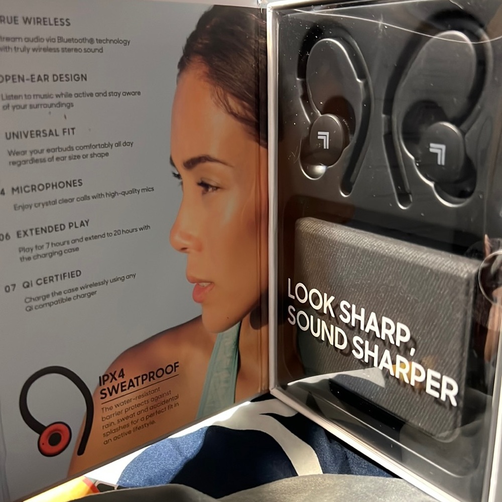 Sharper image soundhaven aport wireless ear buds